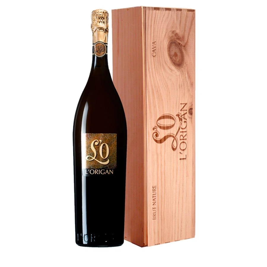 L'O De L'Origan Brut Nature Magnum Caja De Madera 1 L'O De L'Origan Brut Nature Magnum Caja De Madera