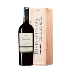 Château Las Collas Rivesaltes 1961 Caja De Madera