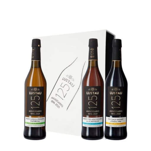 Lustau Selección 125 Aniversario Estuche 3 Botellas -Bebidas Ventas 2024 v127390